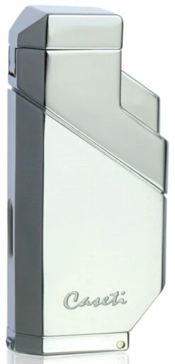 Caseti Cozmo Triple Flame Lighter - Chrome