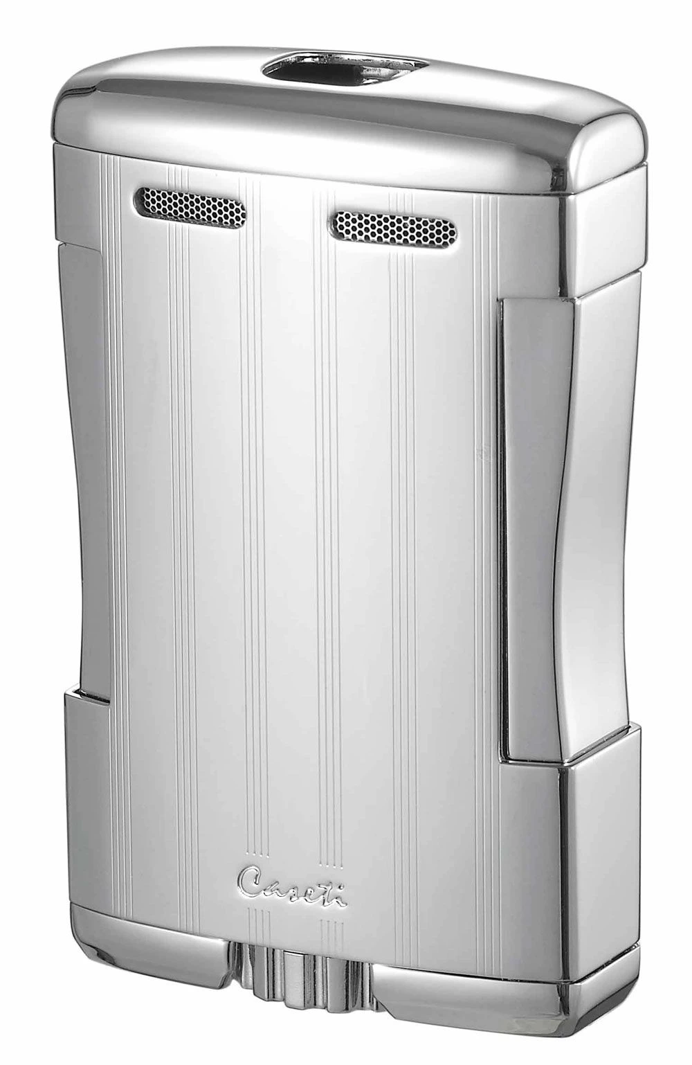 Caseti Sparta Triple Jet Flame Cigar Table Lighter - Chrome Lines Caseti Sparta Triple Jet Flame Cigar Table Lighter - Chrome Lines -Lighter Shop caseti sparta triple jet flame cigar table lighter chrome lines 76