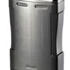 Caseti Sparta Triple Jet Flame Cigar Table Lighter - Satin Gunmetal
