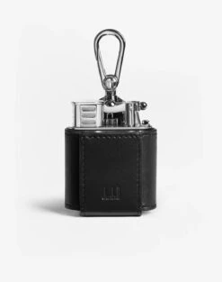 Dunhill Turbo Black Leather Lighter Case -Lighter Shop dunhill turbo black leather lighter case 10