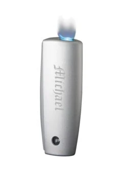 Porsche Design Atlas Flat Torch Flame Lighter - Silver Matte -Lighter Shop porsche design atlas flat torch flame lighter silver matte 70