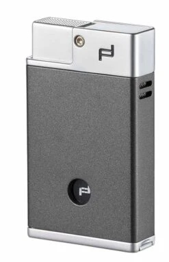 Porsche Design Baden Double Torch Flame Lighter - Grey -Lighter Shop porsche design baden double torch flame lighter grey 106