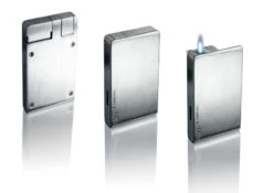 Porsche Design PD9 Chrome Satin Jet Torch Flame Lighter