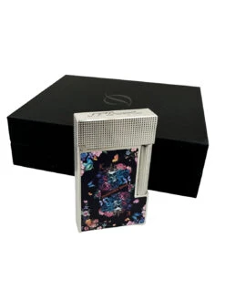 S.T. Dupont Ligne 2 Cling Skull & Flowers Flint Lighter 2 S.T. Dupont Ligne 2 Cling Skull & Flowers Flint Lighter -Lighter Shop s t dupont ligne 2 cling skull flowers flint lighter 51