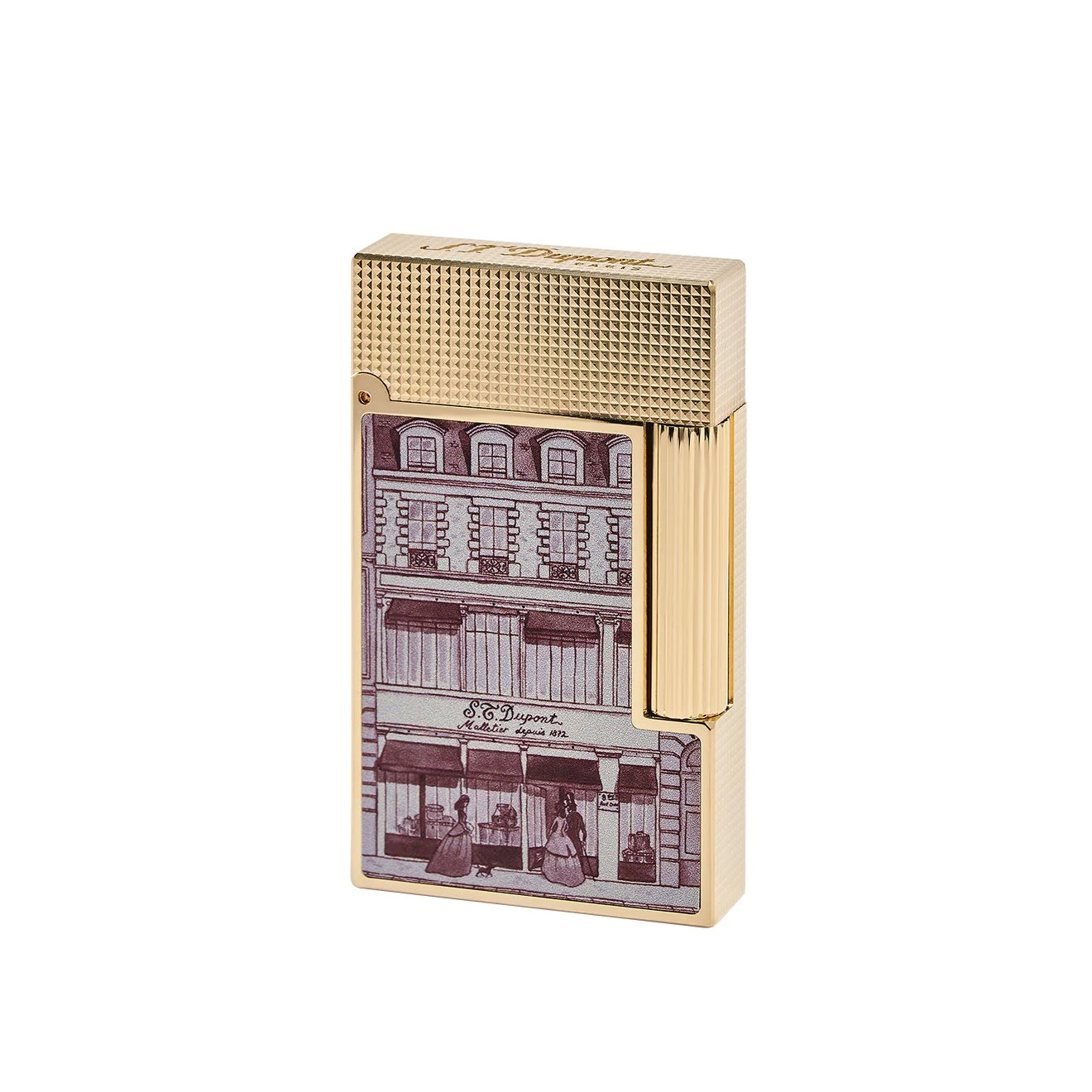 S.T. Dupont Ligne 2 Hotel Particulier Flint Lighter - Yellow Gold S.T. Dupont Ligne 2 Hotel Particulier Flint Lighter - Yellow Gold -Lighter Shop s t dupont ligne 2 hotel particulier flint lighter yellow gold 60