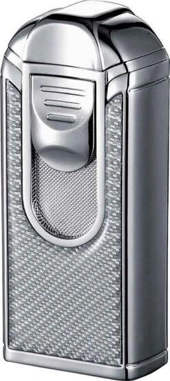 Visol Alec III Triple Jet Flame White Carbon Fiber Chrome Lighter 3 Visol Alec III Triple Jet Flame White Carbon Fiber Chrome Lighter -Lighter Shop visol alec iii triple jet flame white carbon fiber chrome lighter 47