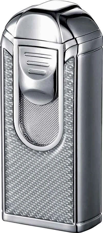 Visol Alec III Triple Jet Flame White Carbon Fiber Chrome Lighter Visol Alec III Triple Jet Flame White Carbon Fiber Chrome Lighter -Lighter Shop visol alec iii triple jet flame white carbon fiber chrome lighter 47