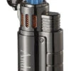 Visol Champ Gunmetal And Orange Triple Torch Cigar Lighter