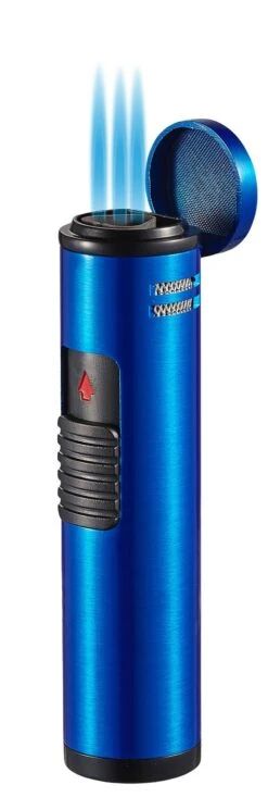 Visol Cobra Triple Flame Cigar Lighter - Blue -Lighter Shop visol cobra triple flame cigar lighter blue 66
