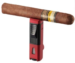 Visol Colonel Triple Flame Torch Lighter - Burgundy -Lighter Shop visol colonel triple flame torch lighter burgundy 83