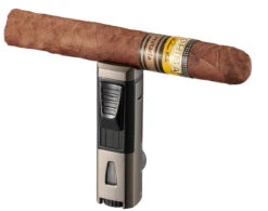 Visol Colonel Triple Flame Torch Lighter - Gunmetal -Lighter Shop visol colonel triple flame torch lighter gunmetal 83