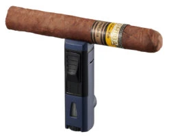 Visol Colonel Triple Flame Torch Lighter - Indigo Blue -Lighter Shop visol colonel triple flame torch lighter indigo blue 83