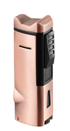 Visol Colonel Triple Flame Torch Lighter - Bronze -Lighter Shop visol colonel triple flame torch lighter rose gold 79