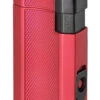 Visol Concave Double Flame Torch Lighter - Burgundy Red