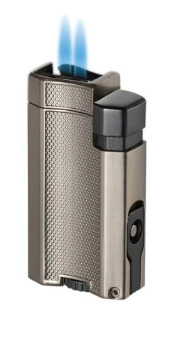 Visol Concave Double Flame Torch Lighter - Gunmetal 2 Visol Concave Double Flame Torch Lighter - Gunmetal -Lighter Shop visol concave double flame torch lighter gunmetal 77