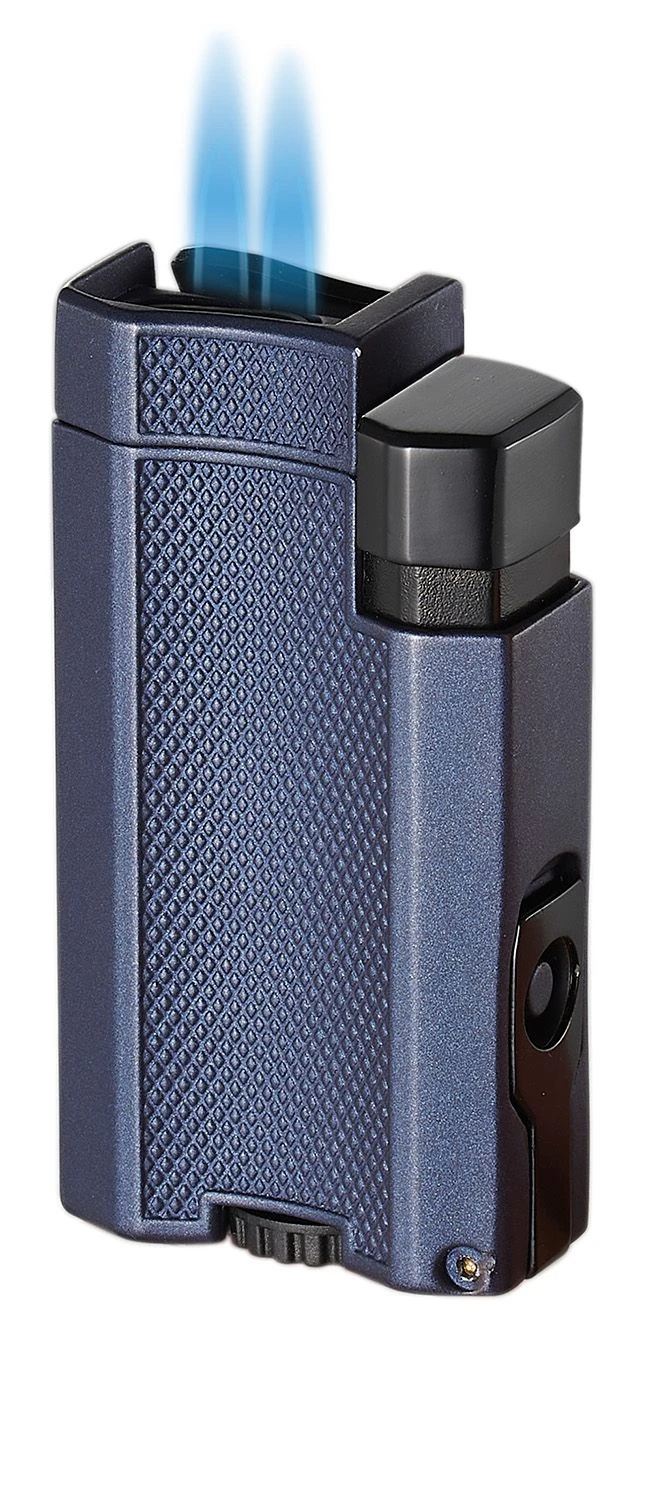 Visol Concave Double Flame Torch Lighter - Indigo Blue Visol Concave Double Flame Torch Lighter - Indigo Blue -Lighter Shop visol concave double flame torch lighter indigo blue 77