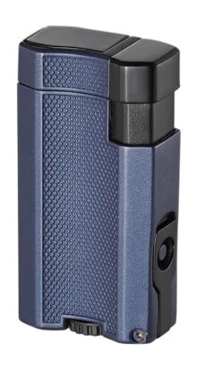 Visol Concave Double Flame Torch Lighter - Indigo Blue