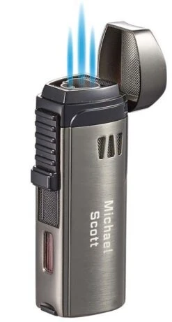 Visol Denali Triple Torch Cigar Lighter - Gun 2 Visol Denali Triple Torch Cigar Lighter - Gun -Lighter Shop visol denali triple torch cigar lighter gun 75