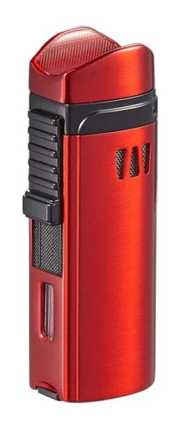 Visol Denali Triple Torch Cigar Lighter - Red 3 Visol Denali Triple Torch Cigar Lighter - Red -Lighter Shop visol denali triple torch cigar lighter red 95
