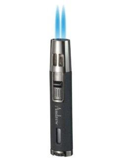 Visol Duojet Dual Jet Flame Cigar Lighter -Lighter Shop visol duojet black wrinkle double torch pen cigar lighter 55