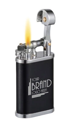 Visol Elegance Black Soft Flame Flint Lighter -Lighter Shop visol elegance black soft flame flint lighter 70