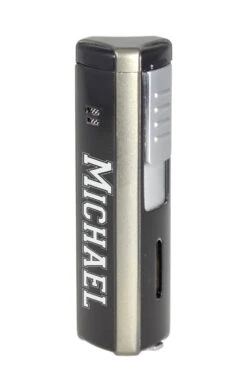 Visol Enigma Triple Flame Cigar Lighter - Silver -Lighter Shop visol enigma triple flame cigar lighter silver 57