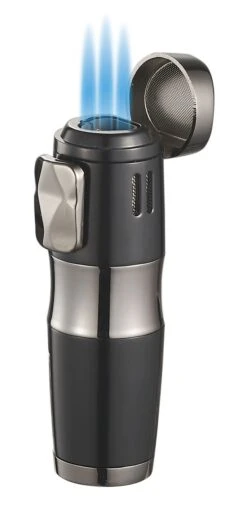 Visol Epic Triple Flame Black Cigar Lighter -Lighter Shop visol epic triple flame black cigar lighter 77