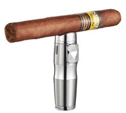 Visol Epic Triple Flame Silver Cigar Lighter -Lighter Shop visol epic triple flame chrome cigar lighter 79