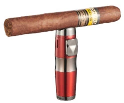 Visol Epic Triple Flame Red Cigar Lighter