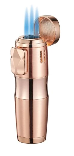 Visol Epic Triple Flame Rose Gold Cigar Lighter -Lighter Shop visol epic triple flame rose gold cigar lighter 81