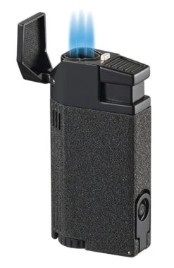 Visol Evans Triple Flame Torch Lighter - Black Crackle