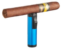 Visol Hades Blue Lacquer Triple Torch Cigar Lighter -Lighter Shop visol hades blue lacquer triple torch cigar lighter 55