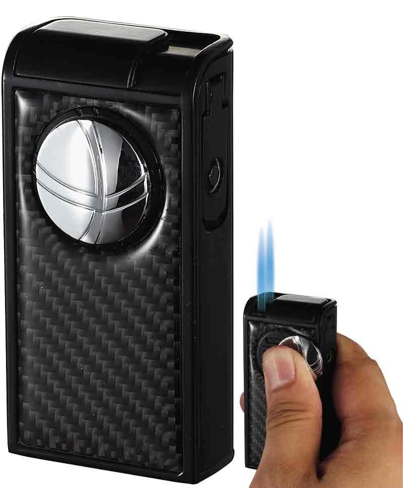 Visol Infinity Double Torch Carbon Fiber Black Cigar Lighter Visol Infinity Double Torch Carbon Fiber Black Cigar Lighter -Lighter Shop visol infinity double torch carbon fiber black cigar lighter 54