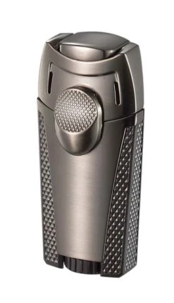 Visol Meru Dual Torch Cigar Lighter - Gun Metal