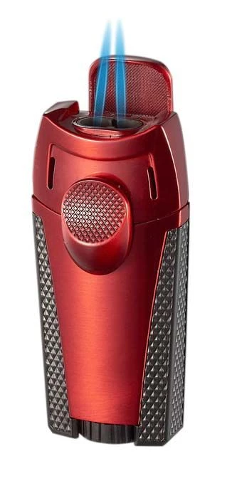 Visol Meru Dual Torch Cigar Lighter - Red Visol Meru Dual Torch Cigar Lighter - Red -Lighter Shop visol meru dual torch cigar lighter red 53