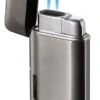 Visol Nevis Dual Torch Cigar Lighter - Gun Metal
