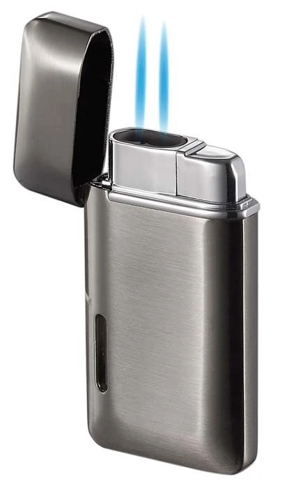 Visol Nevis Dual Torch Cigar Lighter - Gun Metal Visol Nevis Dual Torch Cigar Lighter - Gun Metal -Lighter Shop visol nevis dual torch cigar lighter gun metal 51