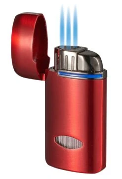 Visol Panda Triple Flame Cigar Lighter - Red -Lighter Shop visol panda triple flame cigar lighter blue 128