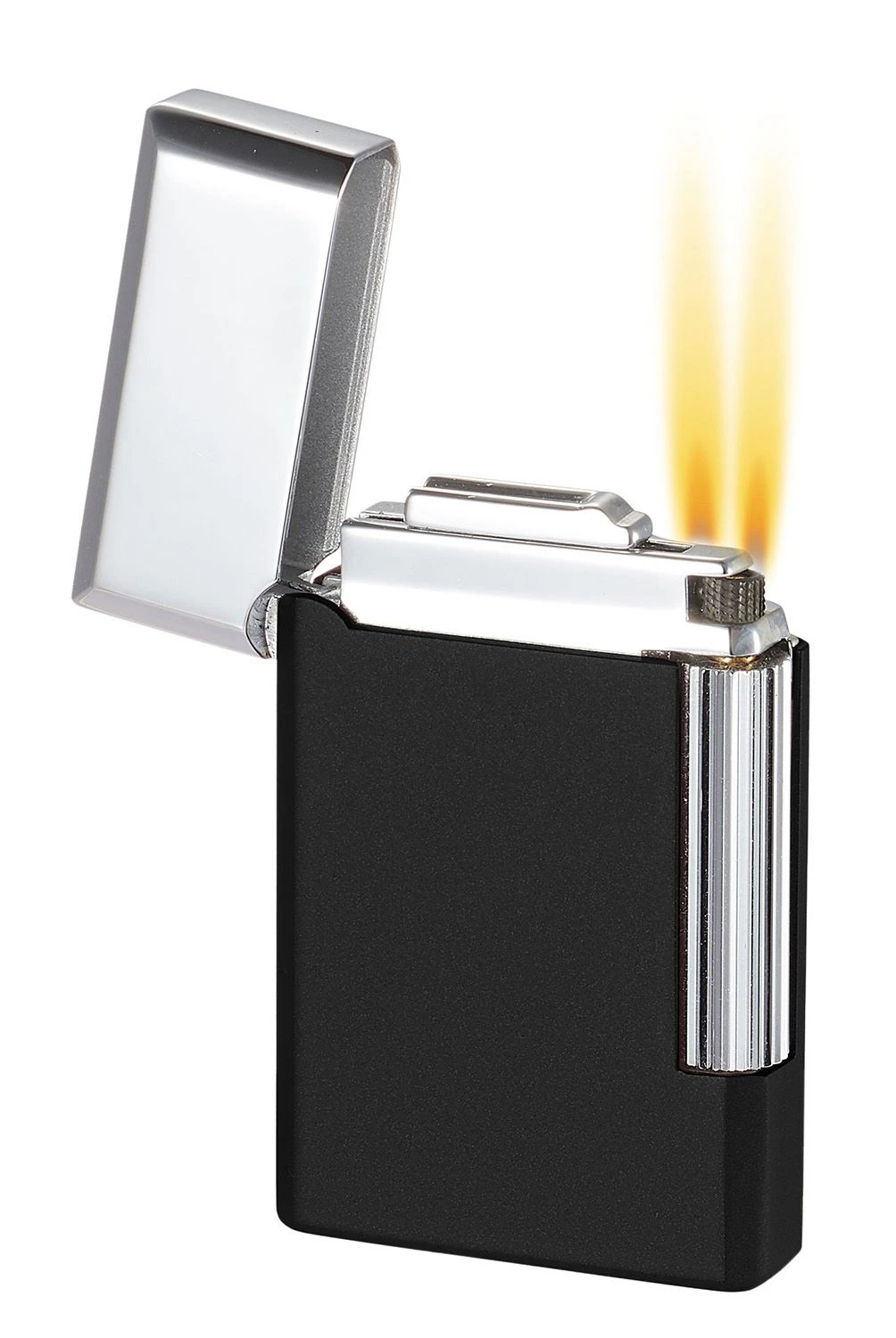 Visol Pyxis Matte Black Flint Lighter Visol Pyxis Matte Black Flint Lighter -Lighter Shop visol pyxis matte black flint lighter 57