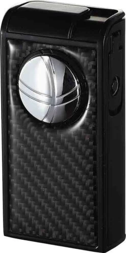 Visol Infinity Double Torch Carbon Fiber Black Cigar Lighter 2 Visol Infinity Double Torch Carbon Fiber Black Cigar Lighter -Lighter Shop visol quot infinity quot double torch carbon fiber black cigar lighter 56