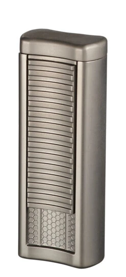 Visol Tiger Double Flame Cigar Lighter - Gunmetal -Lighter Shop visol tiger double flame cigar lighter black 156