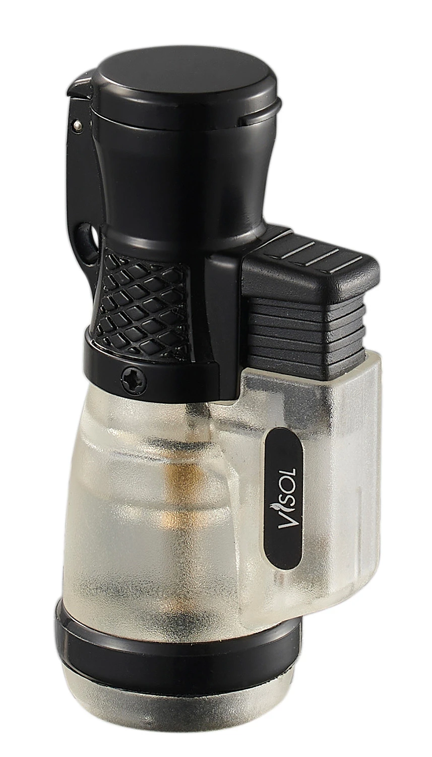 Visol Tiny Triple Flame Torch Lighter - Clear Visol Tiny Triple Flame Torch Lighter - Clear -Lighter Shop visol tiny triple flame torch lighter foggy black 68