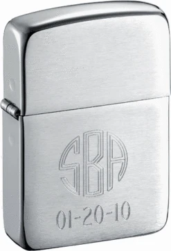 Zippo 1941Brushed Chrome Lighter Gift Kit - Ships By Ground Only