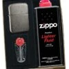 Zippo 1941Black Ice Lighter Gift Kit - Ships By Ground Only