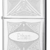 Zippo 3D Abstract High Polish Chrome Windproof Lighter