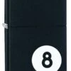 Zippo 8 Ball Black Matte Lighter