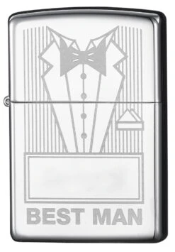 Zippo Best Man High Polish Chrome Windproof Lighter -Lighter Shop zippo best man high polish chrome windproof lighter 113