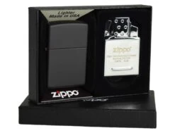 Zippo Black Matte Lighter With Double Torch Lighter Insert 3 Zippo Black Matte Lighter With Double Torch Lighter Insert -Lighter Shop zippo black matte lighter with double torch lighter insert 84
