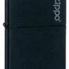 Zippo Black Matte Lighter With Zippo Logo