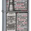 Zippo Jim Beam Bottle Emblem Street Chrome Lighter